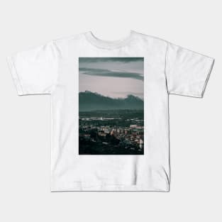 Landscape Snow Mountain Photography Kids T-Shirt